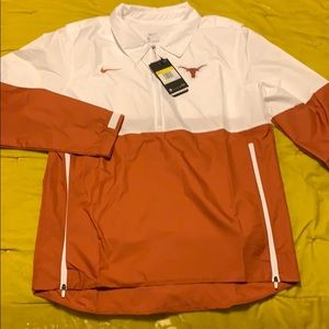 Nike University of Texas pull over windbreaker